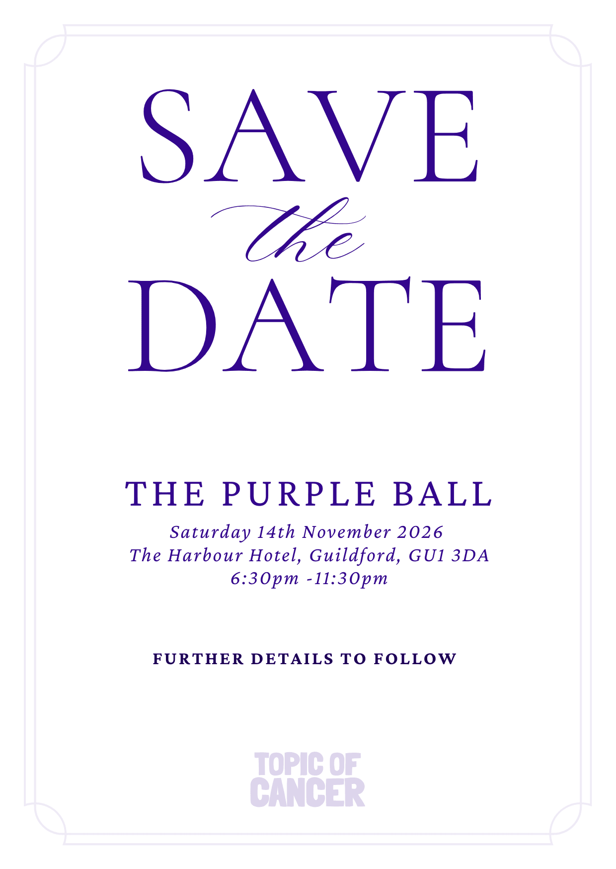 Save the date WA July